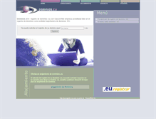 Tablet Screenshot of dominios.eu